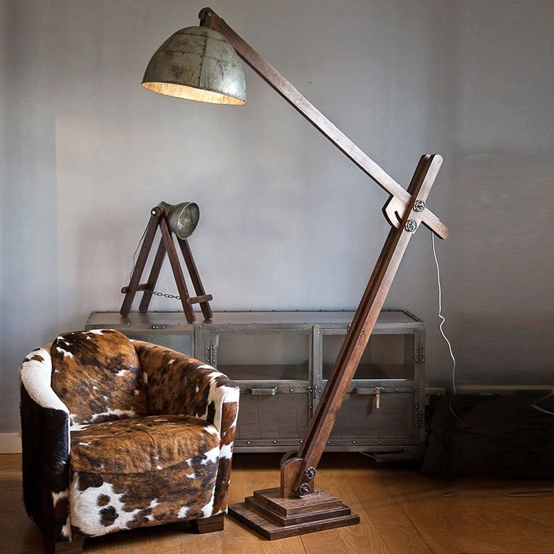 Industriële vloerlamp Acrobat