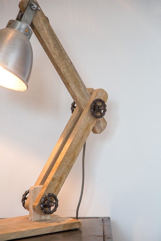 Scandinavisch industriële tafellamp Genius