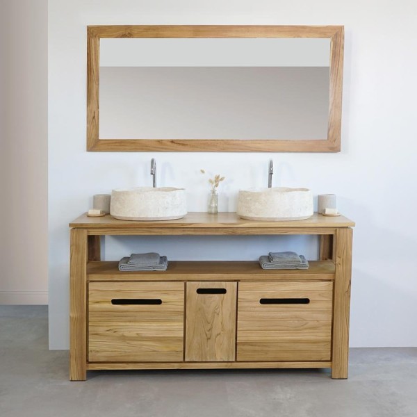 Meuble de salle de bain 140 cm - Azur