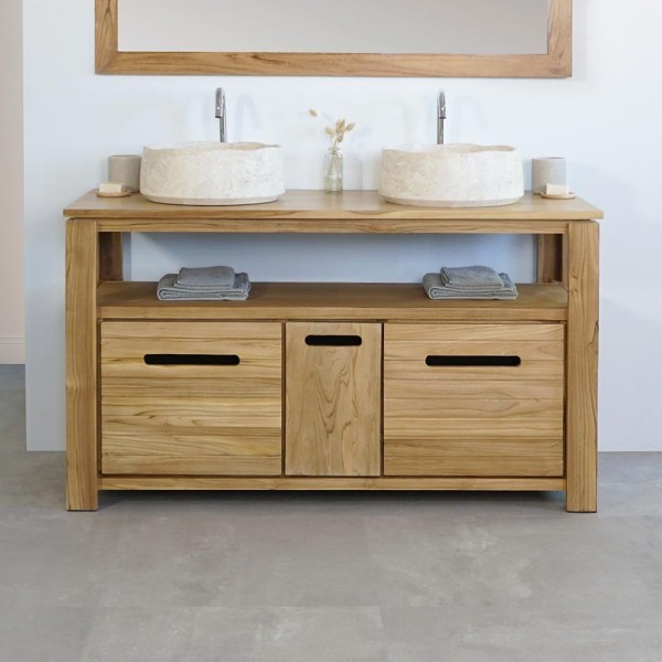 Meuble de salle de bain 140 cm - Azur