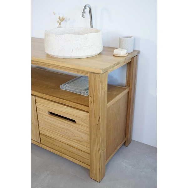 Meuble de salle de bain 140 cm - Azur