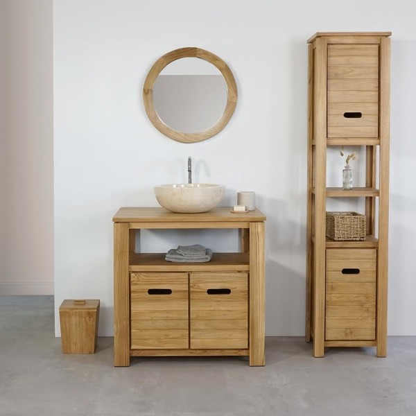 Meuble de salle de bain 80 cm - Azur