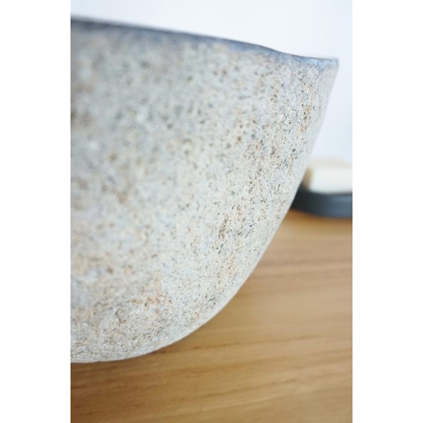 Vrijstaande wastafel natuursteen - River Stone