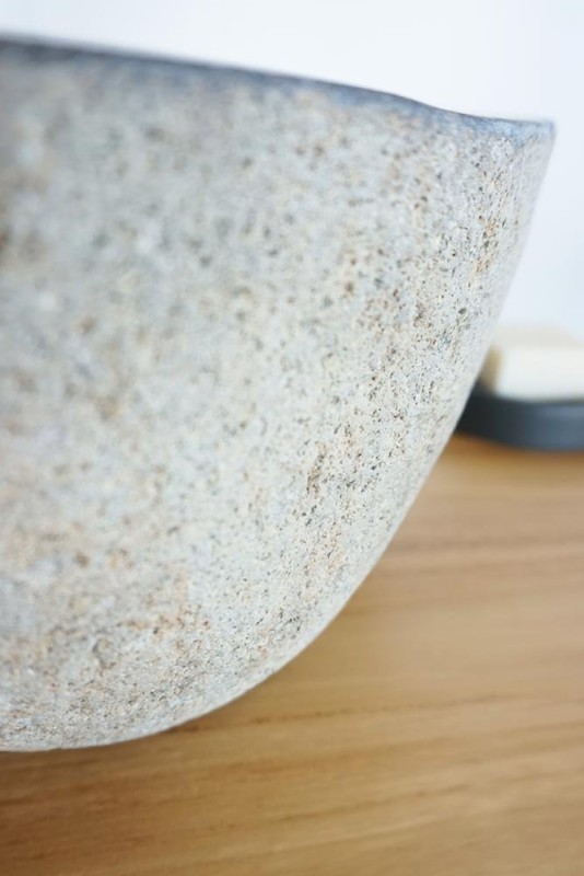 Vrijstaande wastafel natuursteen - River Stone