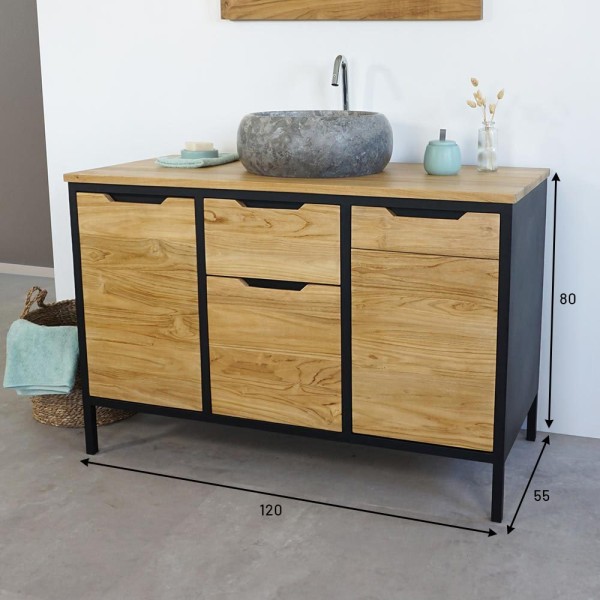 Badkamermeubel 120 cm - Bold