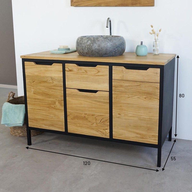 Badkamermeubel 120 cm - Bold
