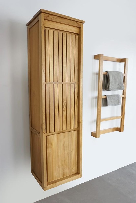 Teak handdoekenrek 50 X 100 cm