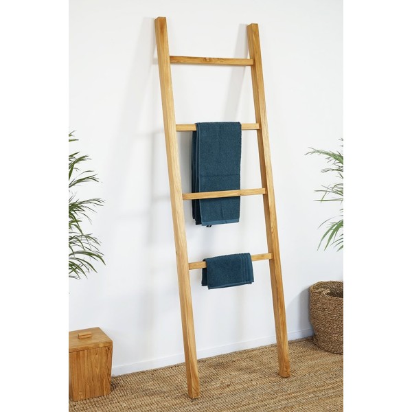 Handdoekenrek in teakhout 180 cm
