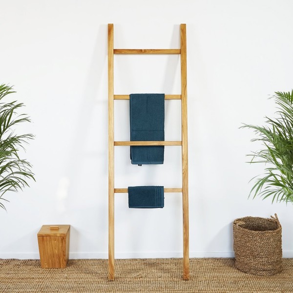 Handdoekenrek in teakhout 180 cm