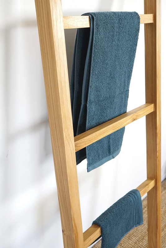 Handdoekenrek in teakhout 180 cm
