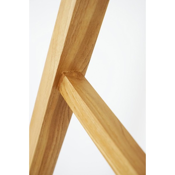 Handdoekenrek in teakhout 180 cm