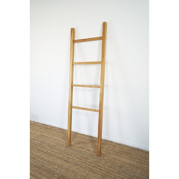 Handdoekenrek in teakhout 180 cm
