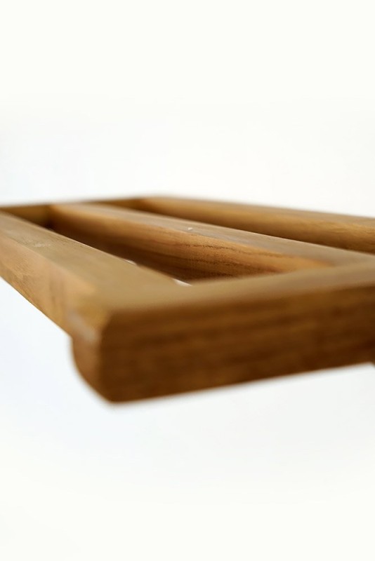 Teak handdoekenrek