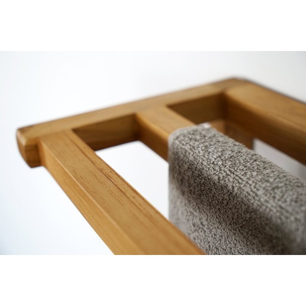 Teak handdoekenrek 50 X 100 cm