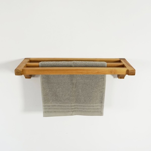 Teak handdoekenrek 50 X 100 cm