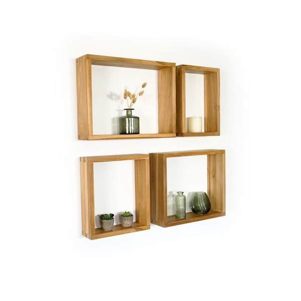 Boite rectangulaire en bois 40 cm