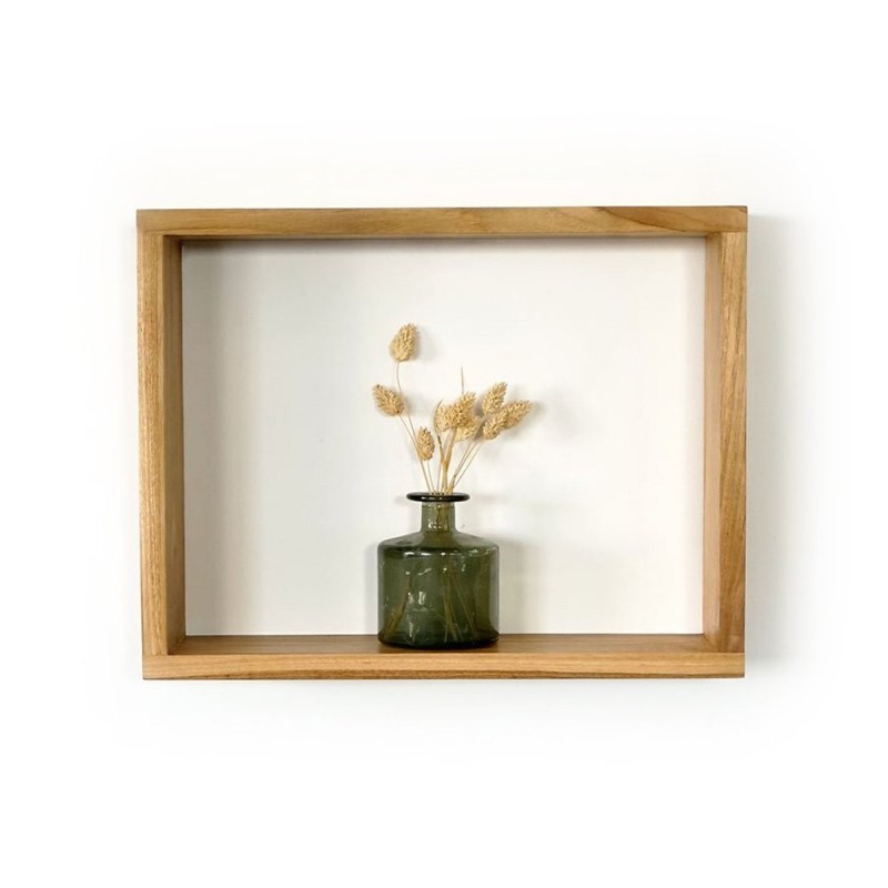 Teakhouten wandplank 45 x 35 cm