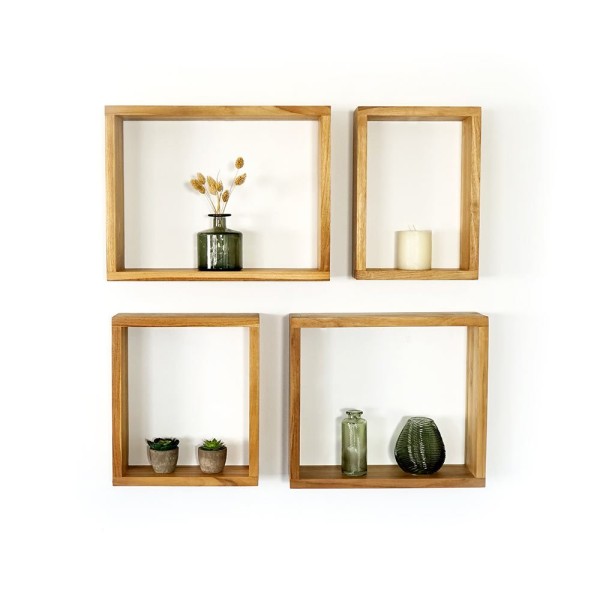 Boite rectangulaire en bois 45 cm