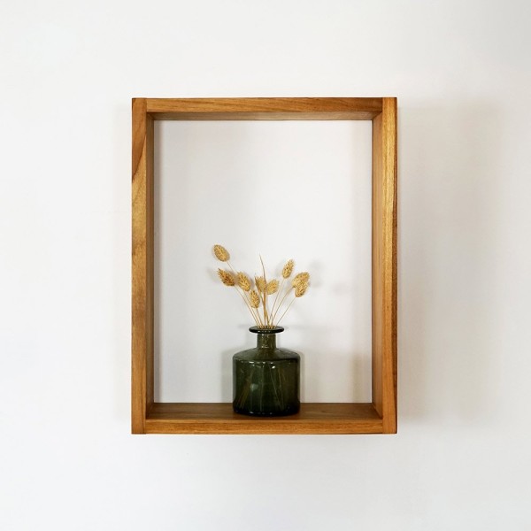 Boite rectangulaire en bois 45 cm