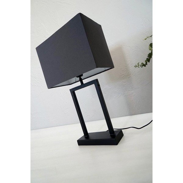 Metalen en stoffen tafellamp - Anvers