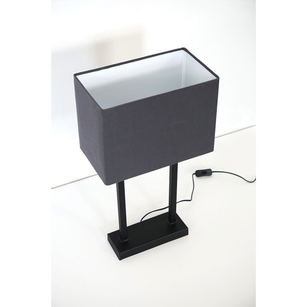 Metalen en stoffen tafellamp - Anvers
