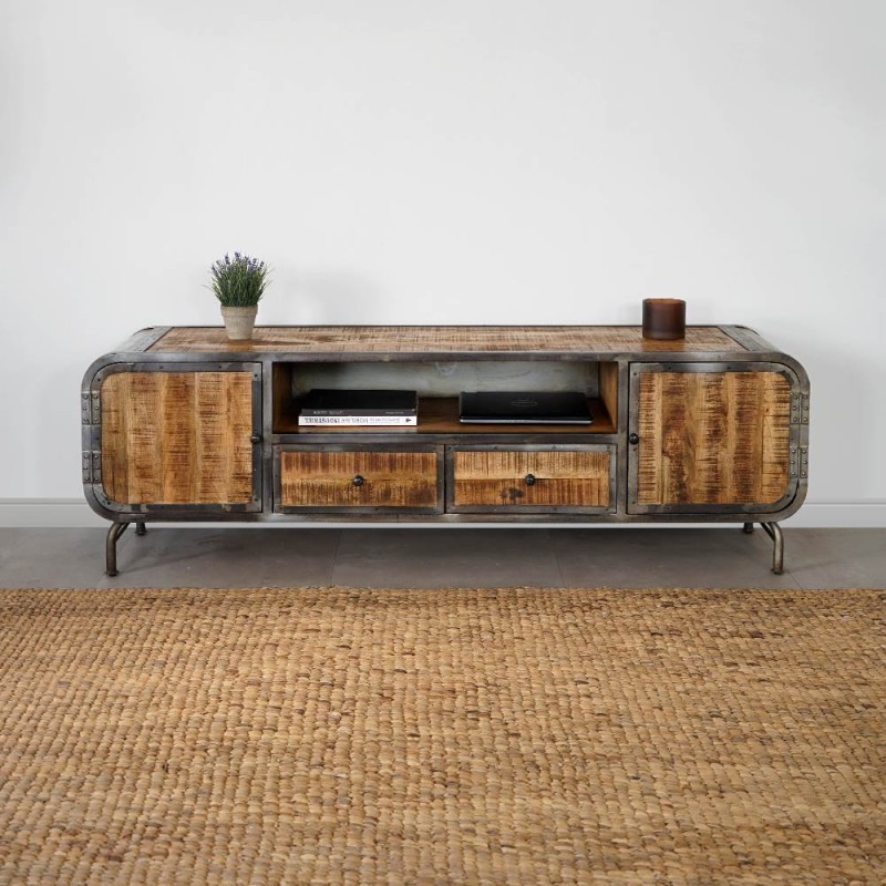 Industrieel TV-meubel 190 cm - Manchester