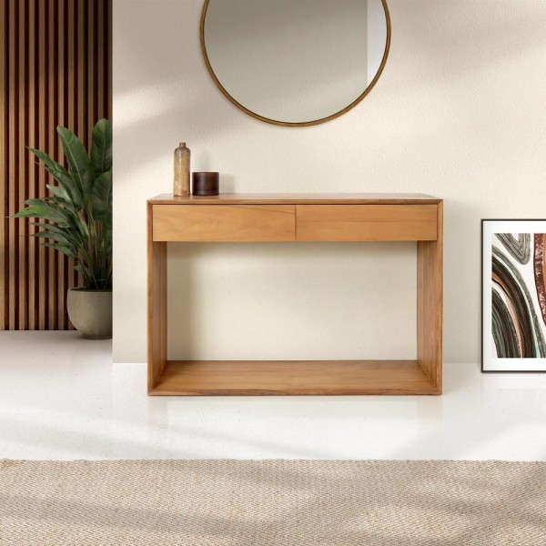 Console en teck massif - Jaya