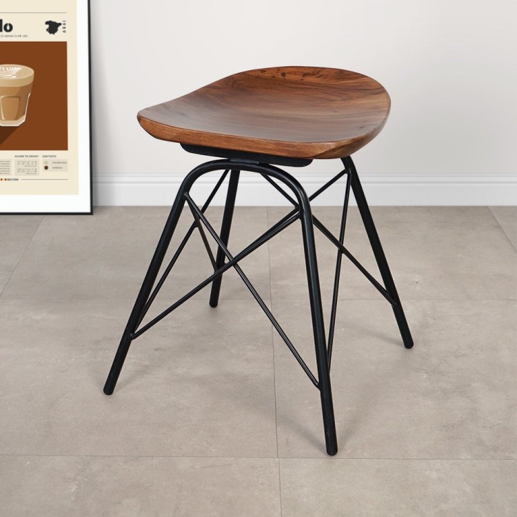 Kruk van staal en hout