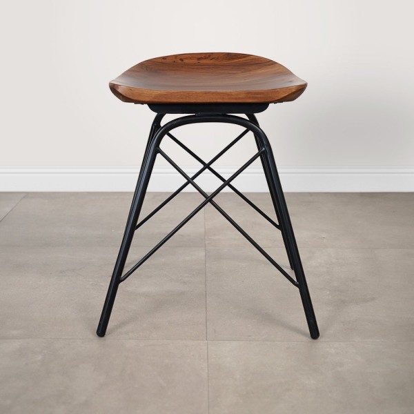 Kruk van staal en hout