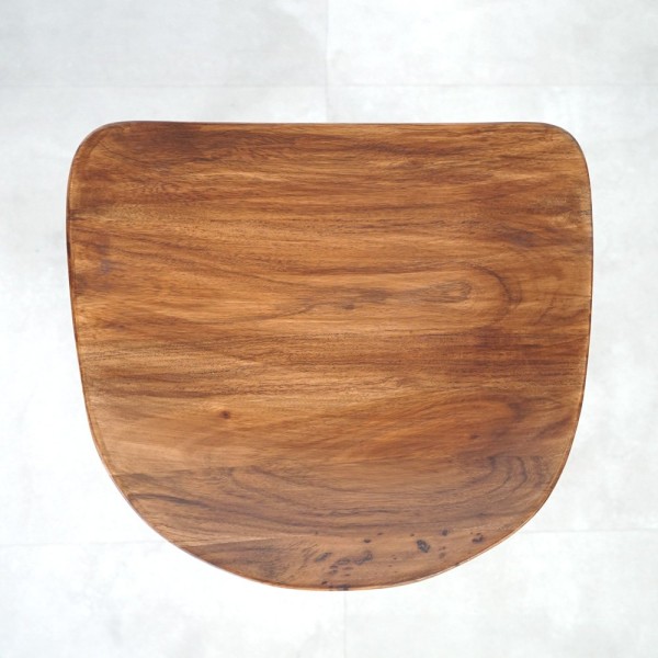 Kruk van staal en hout