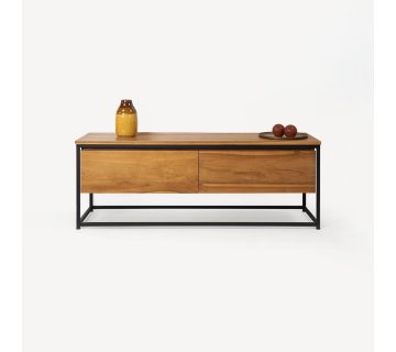 Massief teak TV-meubel 140 cm - Laila