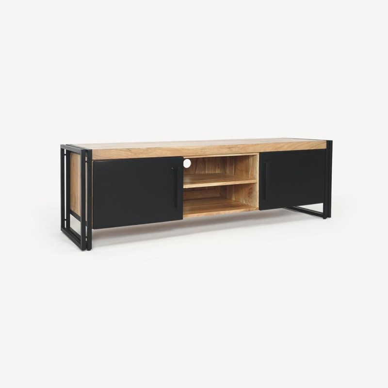 TV-meubel van hout en metaal - Liverpool