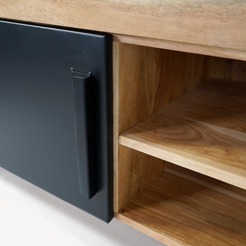 TV-meubel van hout en metaal - Liverpool
