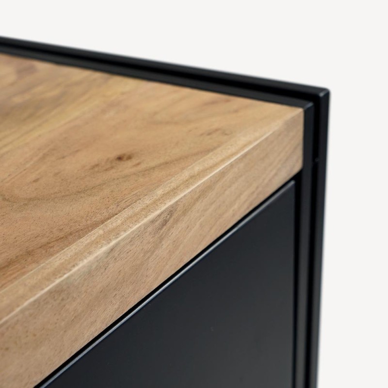 TV-meubel van hout en metaal - Liverpool