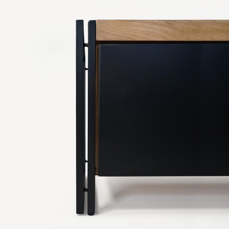 TV-meubel van hout en metaal - Liverpool