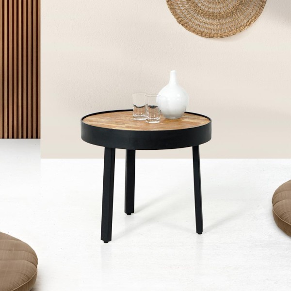 Industriële lage tafel "Simply"