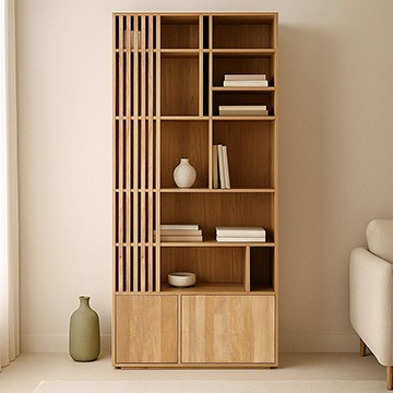 Boekenkast en rek