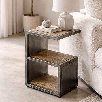 Industriële bijzettafel