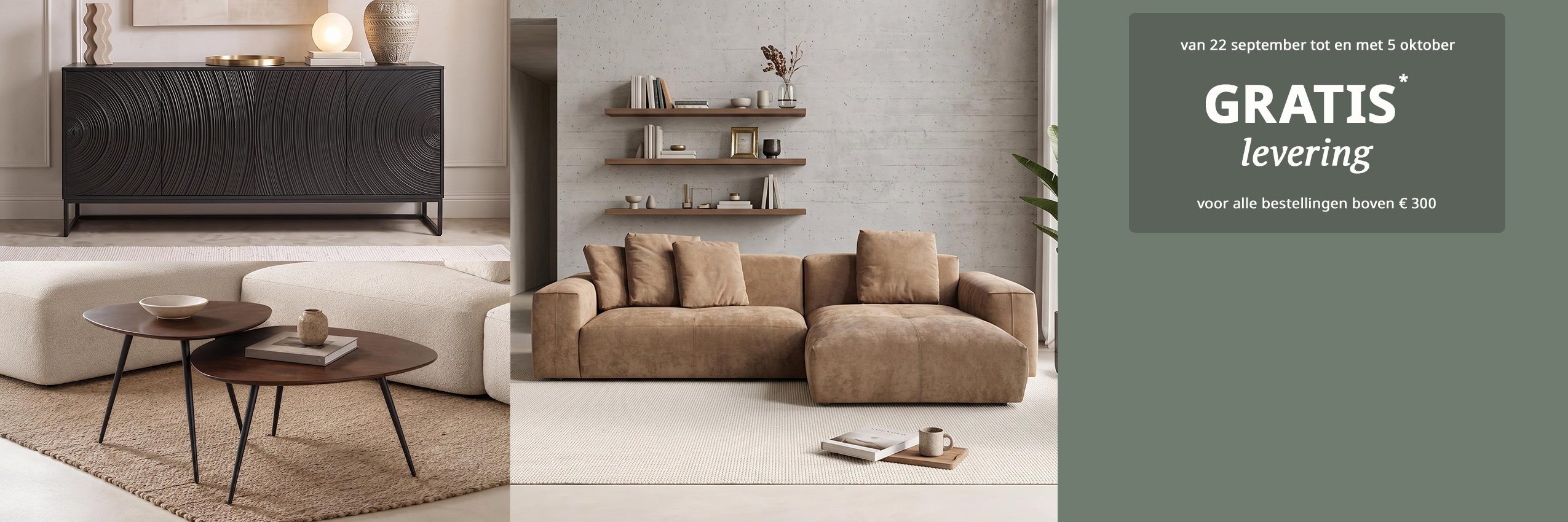 PRIVILEGE Days - Gratis Comfortlevering vanaf € 300 aankoop